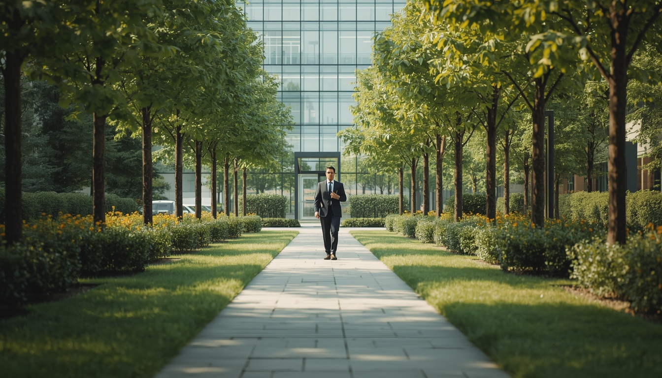 Office professional stepping away from desk for walking interval